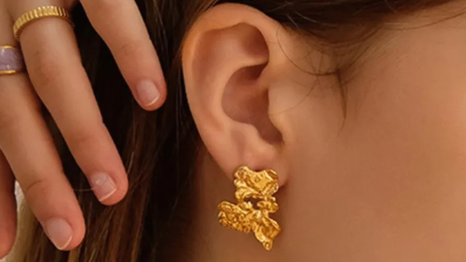 nugget earrings